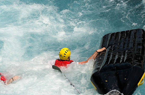 Self-rescue tips in River Rafting